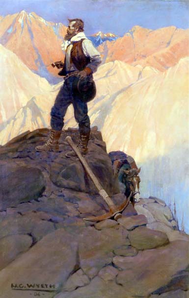 El Prospector de N. C. Wyeth
