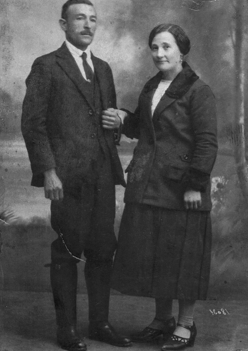 Francisco Javier Martín con su esposa, Leonides Martín Martín.- ARCHIVO FAMILIAR