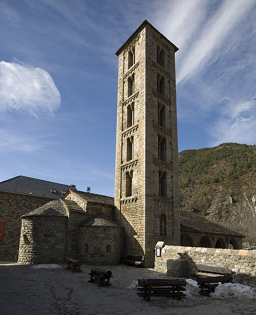 Iglesia de Santa Eulàlia d'Erill la Vall. Licencia CC