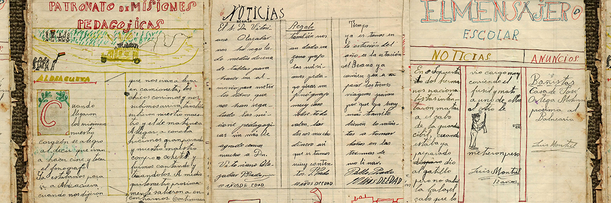 Cuaderno escolar de Luis Montiel, 1931.- ARCHIVO FAMILIAR